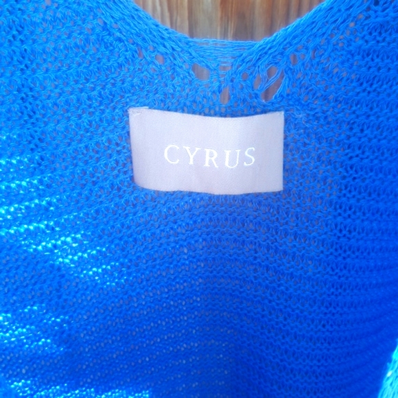 Cyrus Blue crocheted swim cover up - Picture 7 of 7